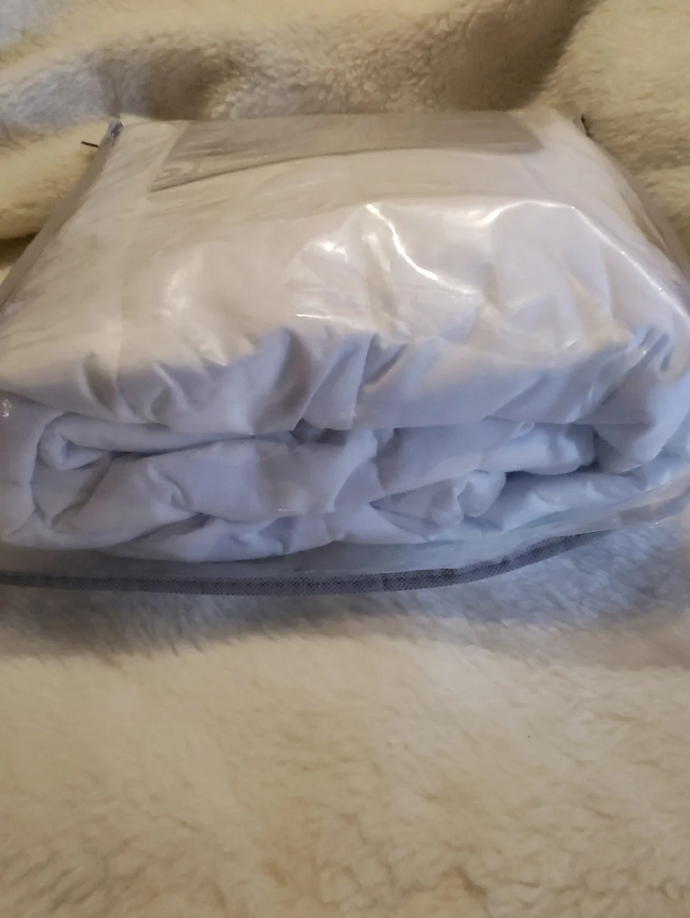 White Comfort Mattress Pad XL Twin